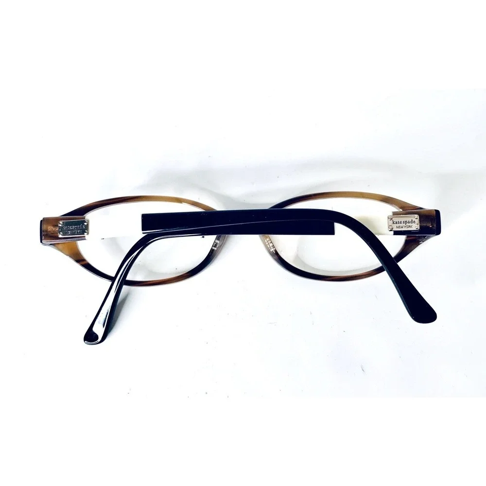 Kate Spade Tortoise Frame W White Black Temples Glasses Kendall 01S9 130 43 16